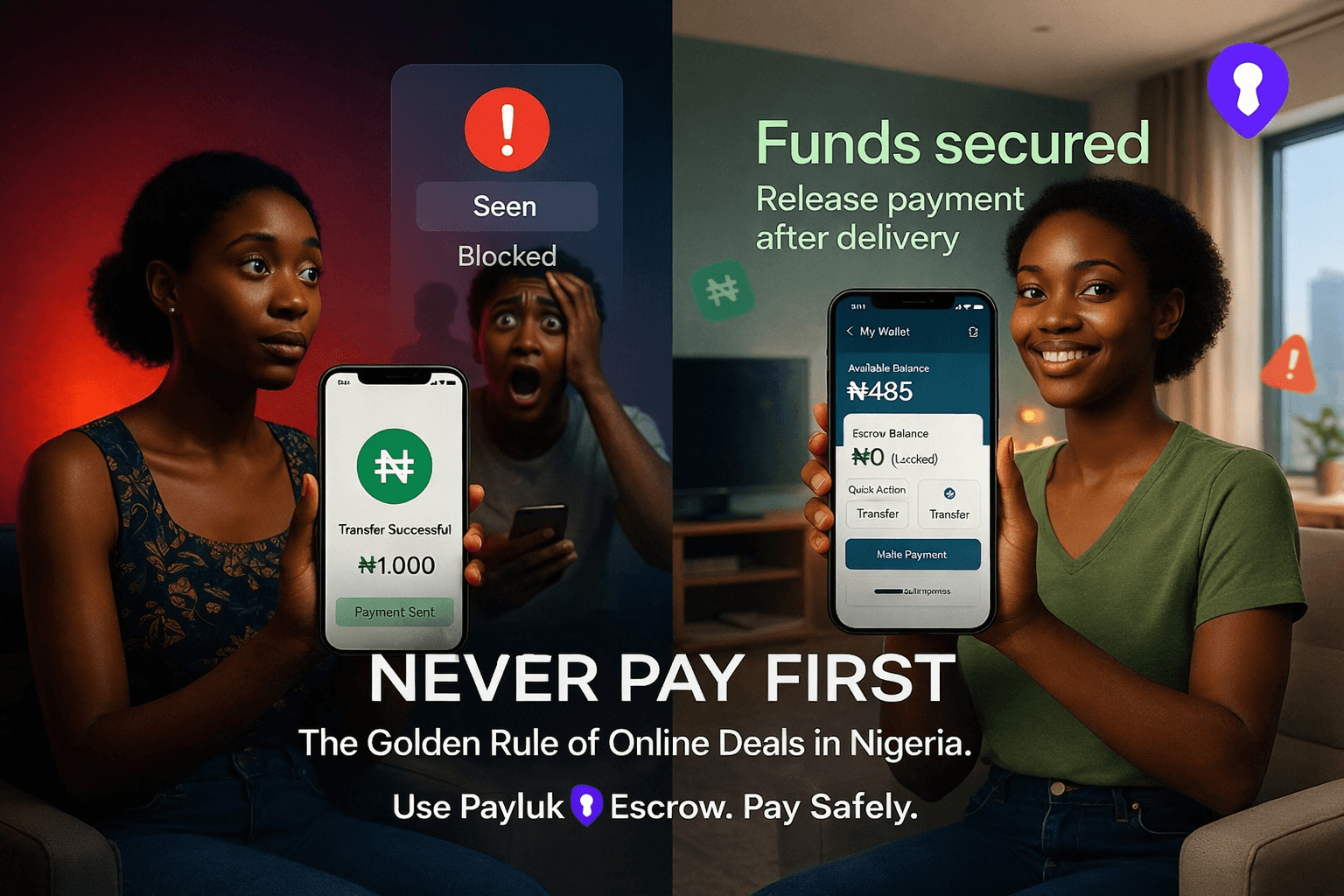 Why You Should Never Pay First; The Golden Rule of Online Deals